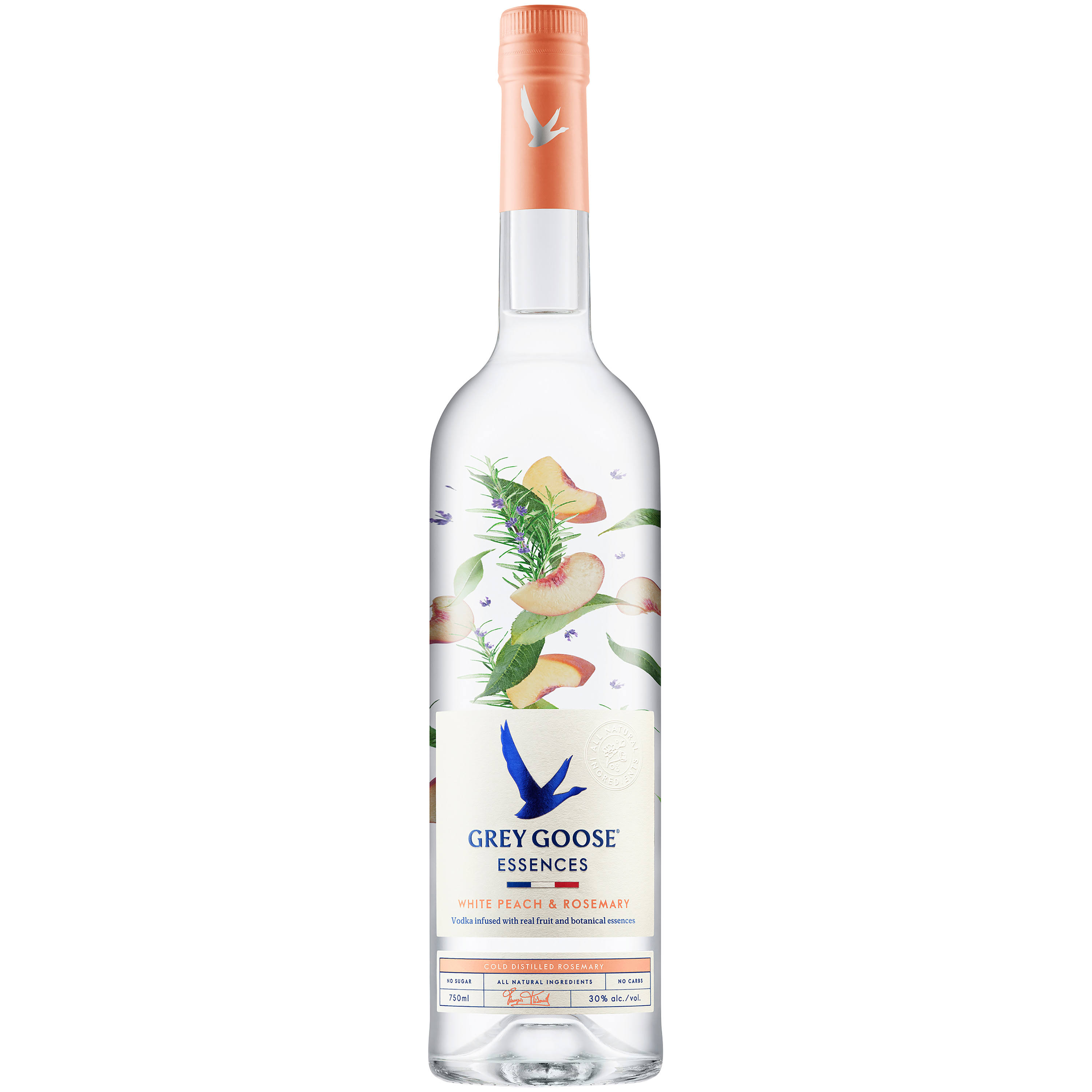 Grey Goose White Peach & Rosemary Vodka 70cl Clear