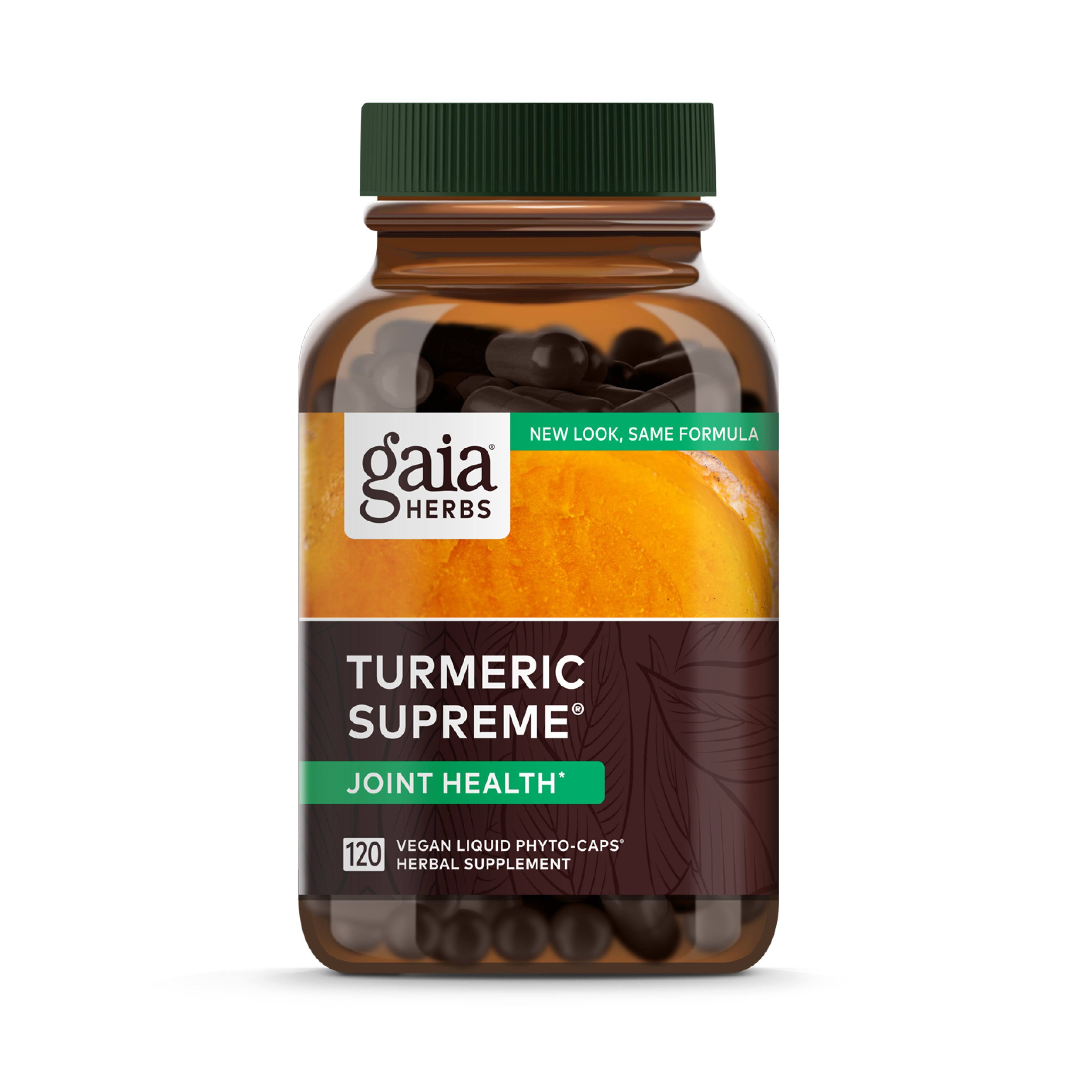 Gaia Herbs Turmeric Supreme Joint 120 Liquid Phyto Caps