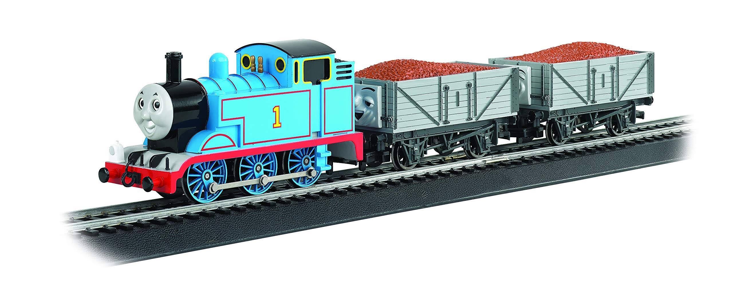 Bachmann Trains - Deluxe Thomas & The Troublesome Trucks Freight Set - Loco w/Moving Eyes - Ho Scale