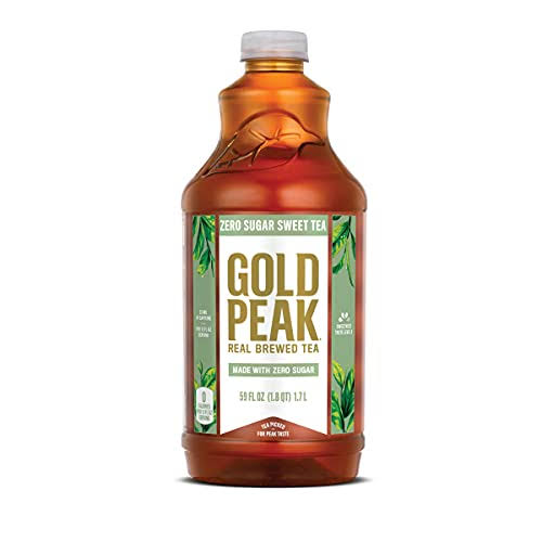 Gold Peak Zero Sugar Sweettea, Real Brewed Tea, 59 FL oz
