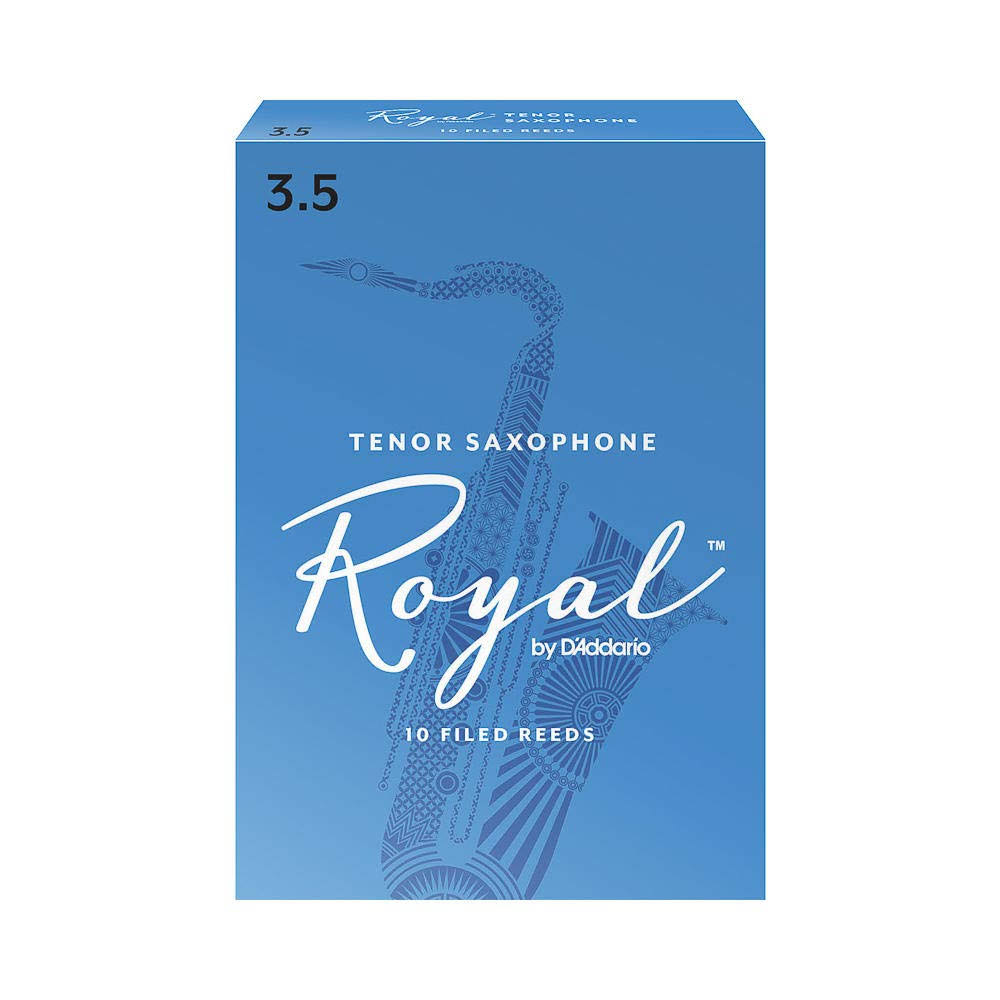 Rico Royal Tenor Saxophone Reeds - 3-1/2, 10 Reeds