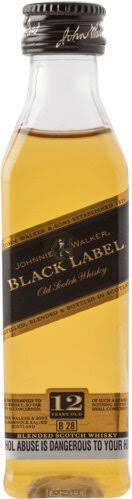 Johnnie Walker Whisky, Scotch, Blended, Double Black - 50 ml