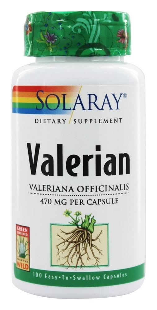 Solaray Valerian - 470mg, 100 Capsules