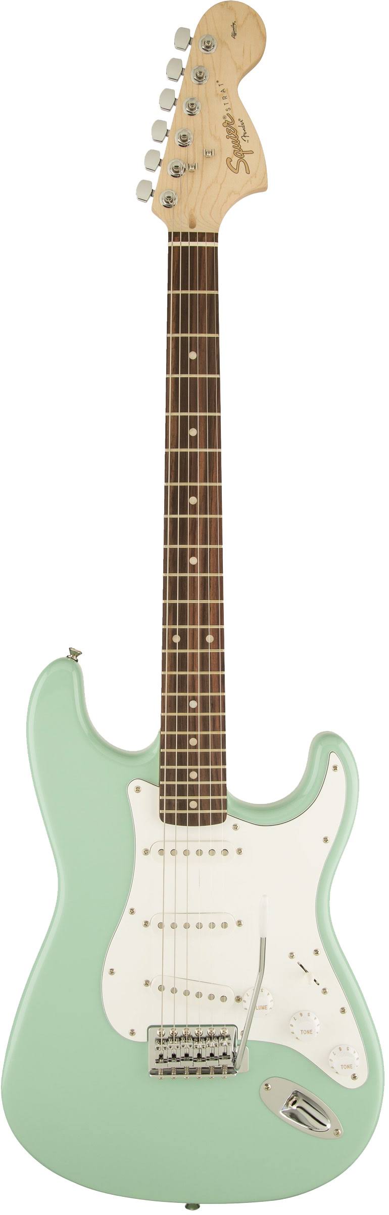 Squier 0370600557 Affinity Strat Stratocaster Electric Guitar - Surf Green