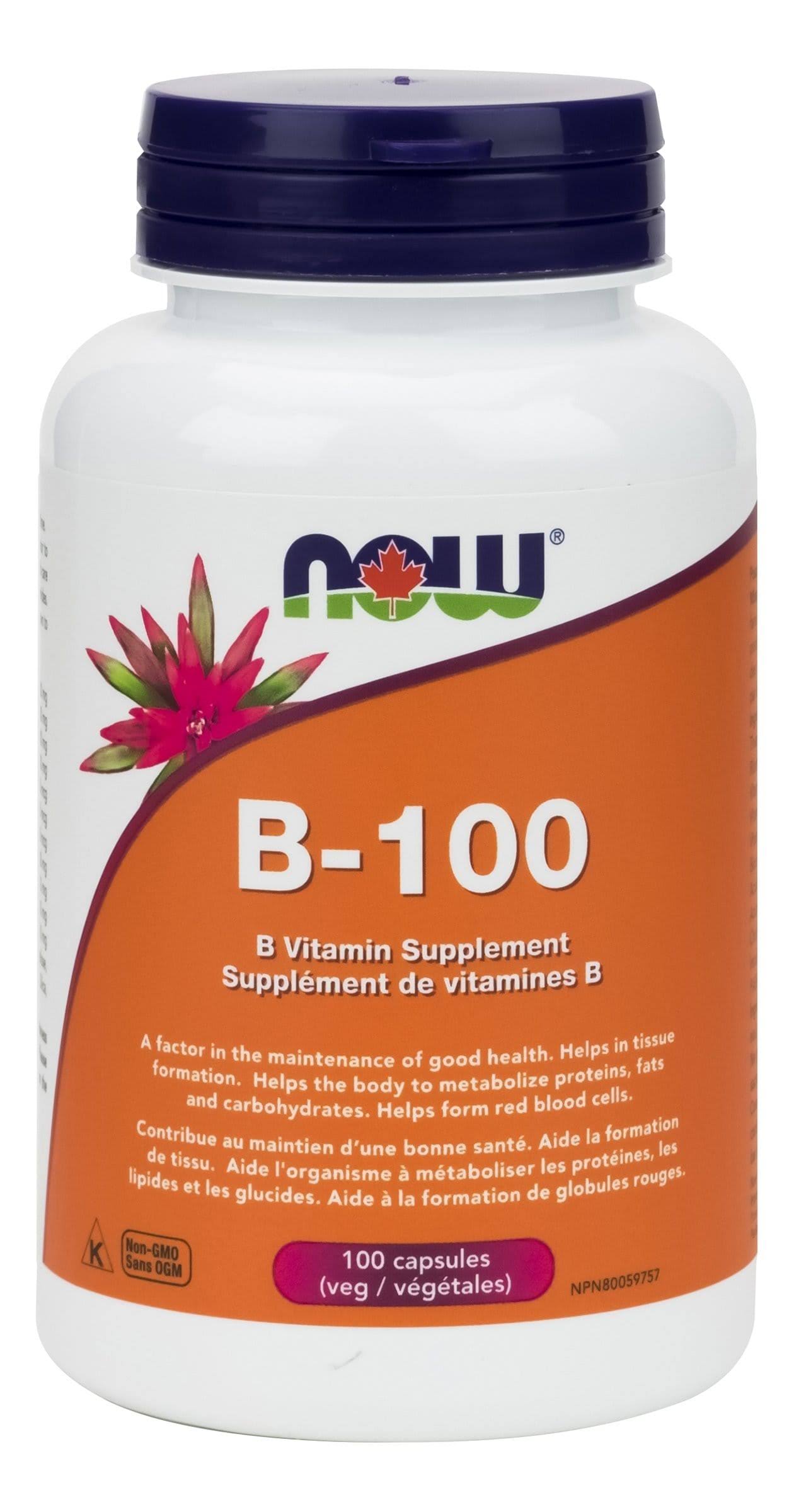 Now Vitamin B-100 Supplement - 100ct