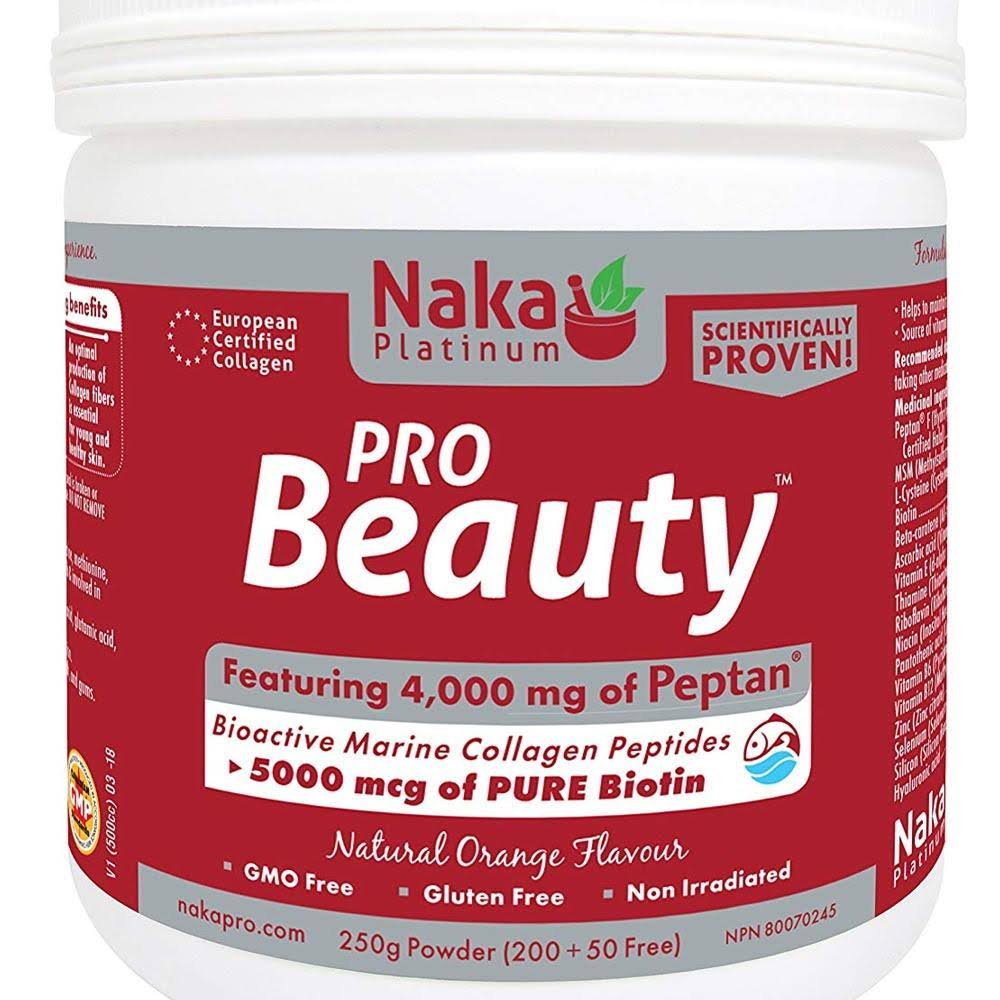 Naka Platinum Pro Beauty (Natural Orange - 250 GR)