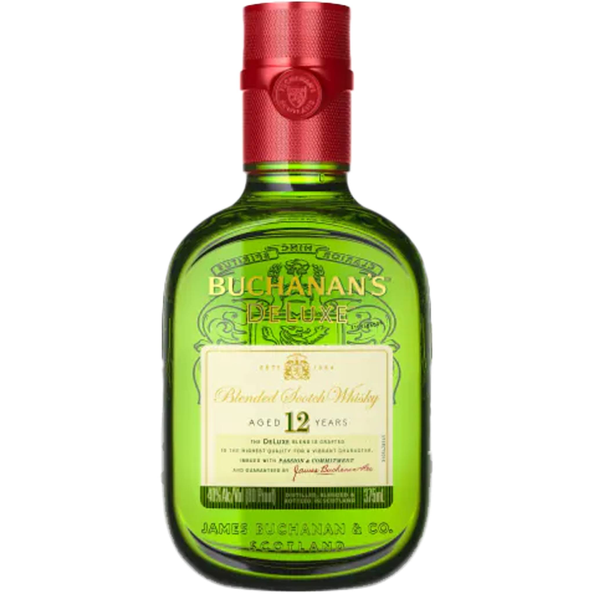 Buchanans De Luxe 12 Year Old Blended Scotch Whisky 375ml Bottle