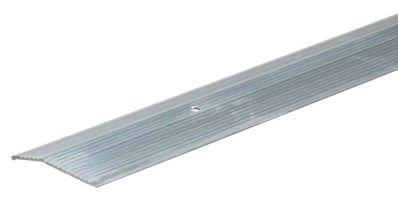 Thermwell Carpet Bar - 2" x 36", Fluted Silver