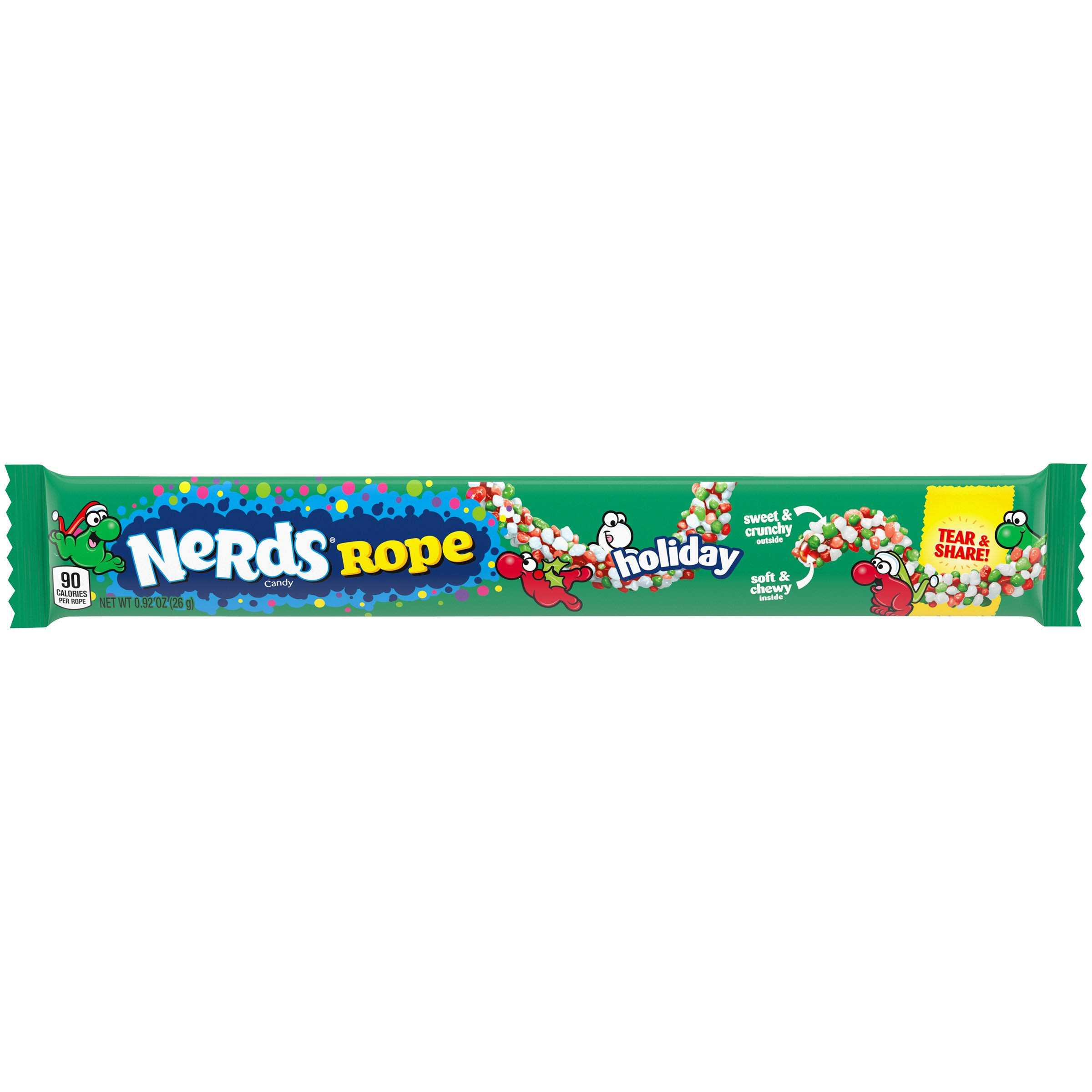 Nerds Candy, Rope, Holiday - 0.92 oz