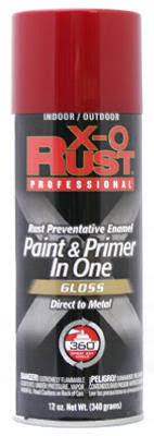 True Value Anti-rust Enamel Paint & Primer - Fiesta Red Gloss, 12oz