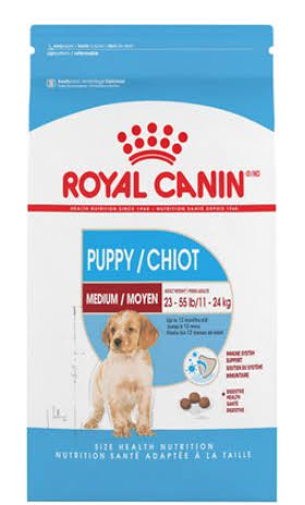 Royal Canin Size Health Nutrition Medium Puppy Dry Dog Food - 17lbs