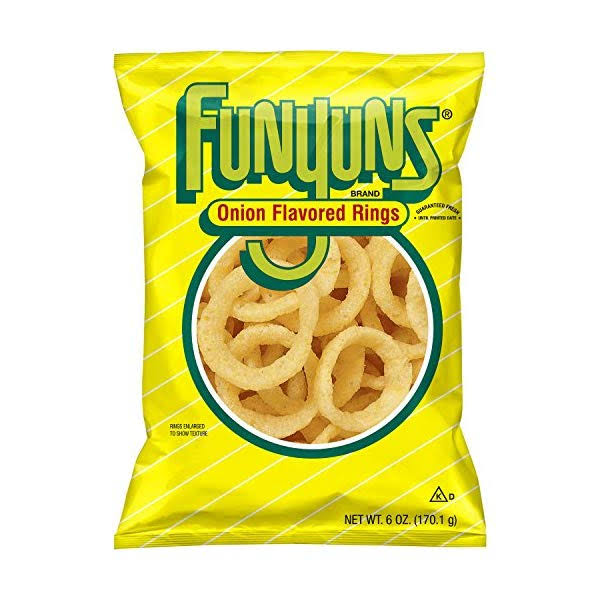 Funyuns Onion Flavored Rings Snacks - 6oz