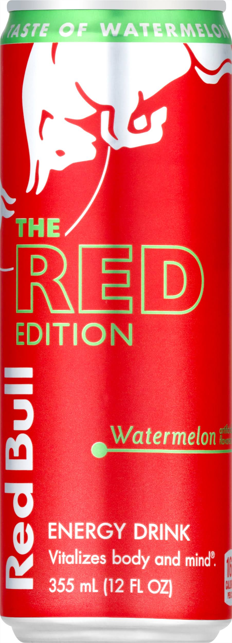 Red Bull RB234435 Energy Drink, Watermelon Flavor, 250 ml, Can 24 Pack