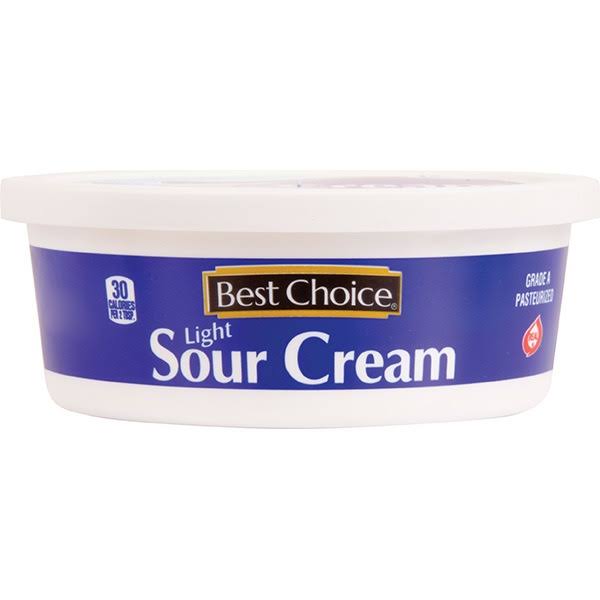 Best Choice Light Sour Cream - 8 oz