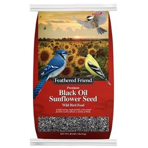 GLOBAL HARVEST FOODS LTD Feathered Friend Bird Food Sunflower Seed 40 lb 14422