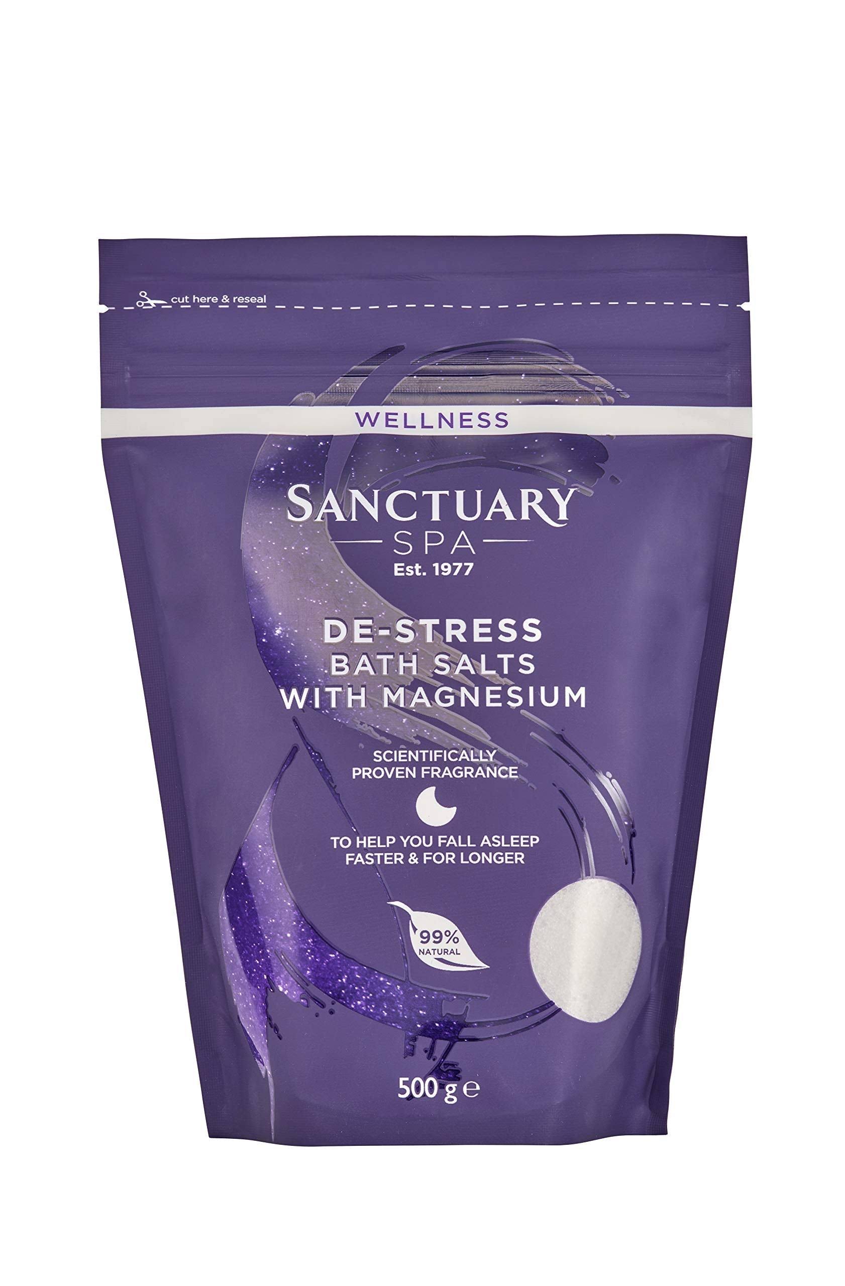 Sanctuary Spa Wellness De-Stress Bath Salts, 500 G