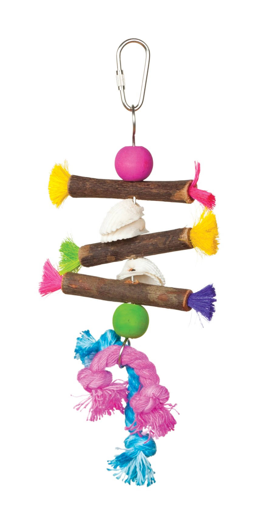 Prevue Hendryx 62505 Tropical Teasers Shells and Sticks Bird Toy