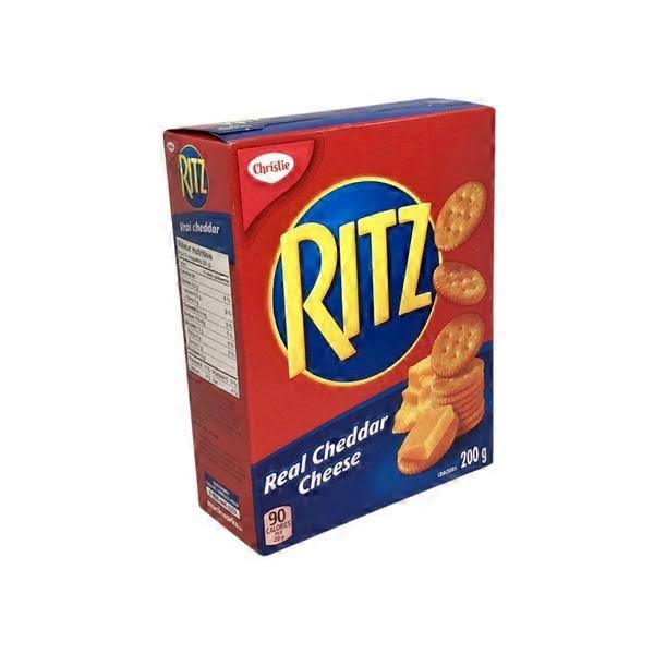 Ritz Real Cheddar Cheese Crackers - 200g