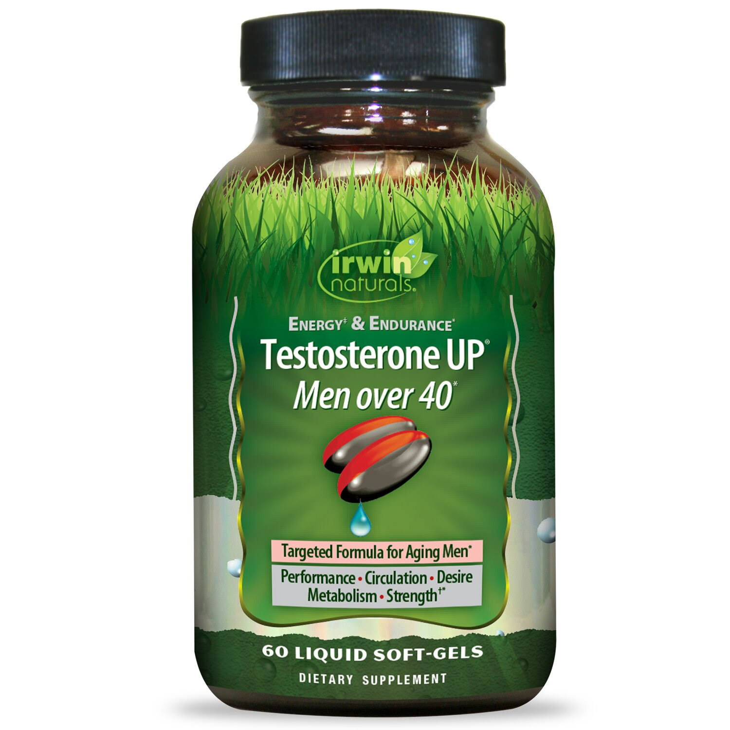 Irwin Naturals Testosterone Up Men Over 40 - 60 Softgels