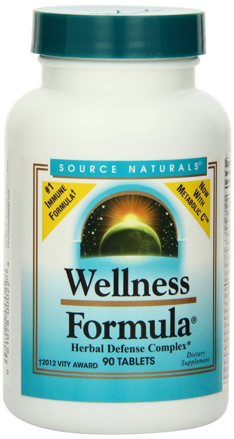 Source Naturals - Wellness Formula - 90 Tablets
