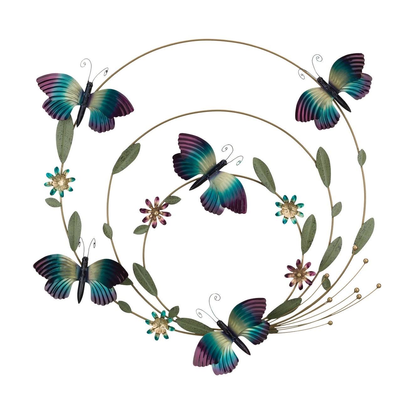 Regal Art & Gift Butterfly Circle of Life Wall Decor Metal