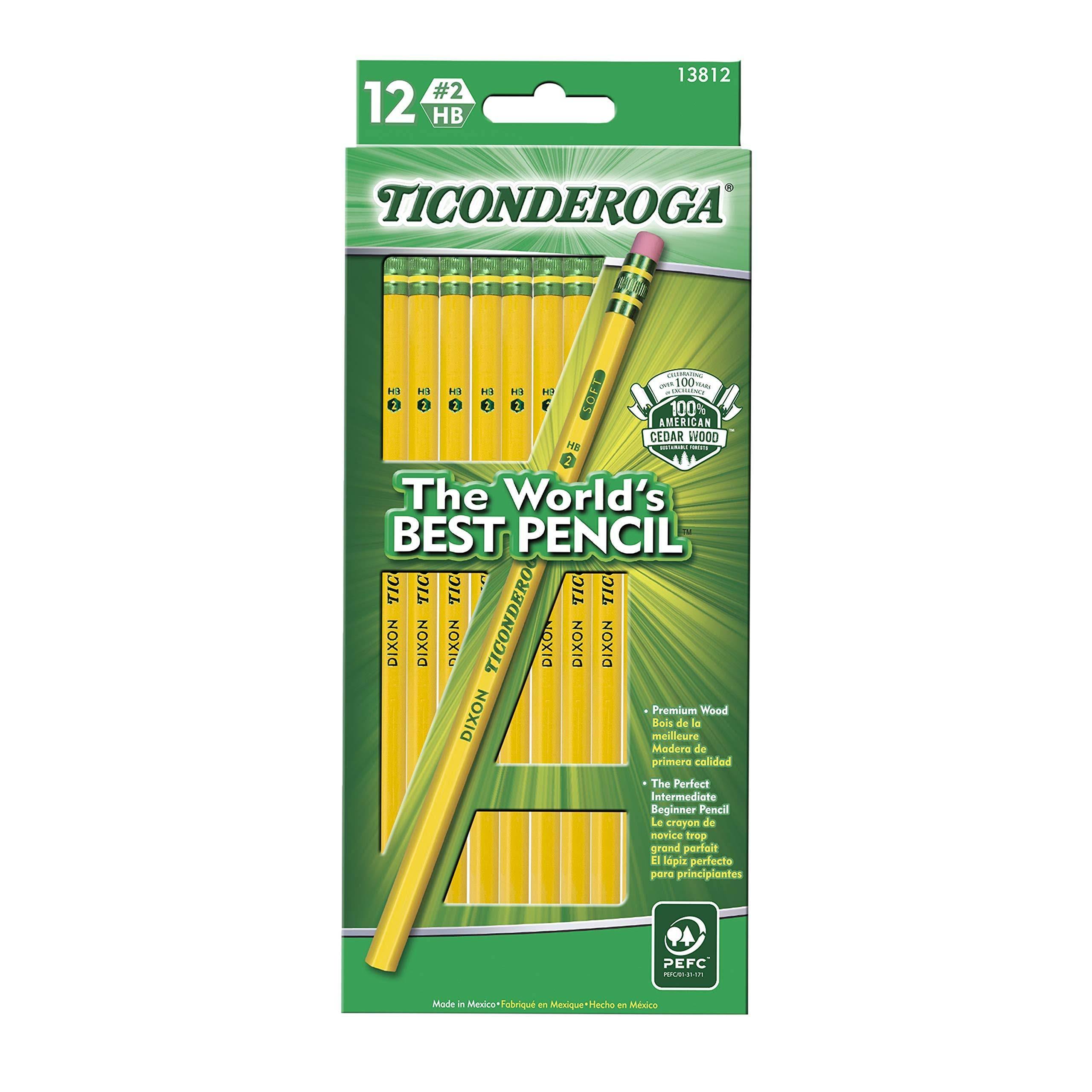 Dixon Ticonderoga Pencil - No.2 HB, 12's