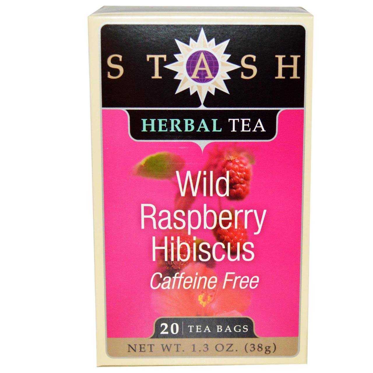 Stash Herbal Tea - Wild Raspberry, 1.3oz, 20ct