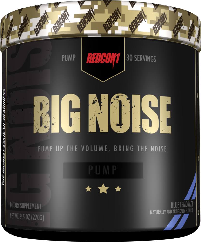 Redcon1 Big Noise Pump Formula Sports Supplement - Blue Lemonade, 30 Servings