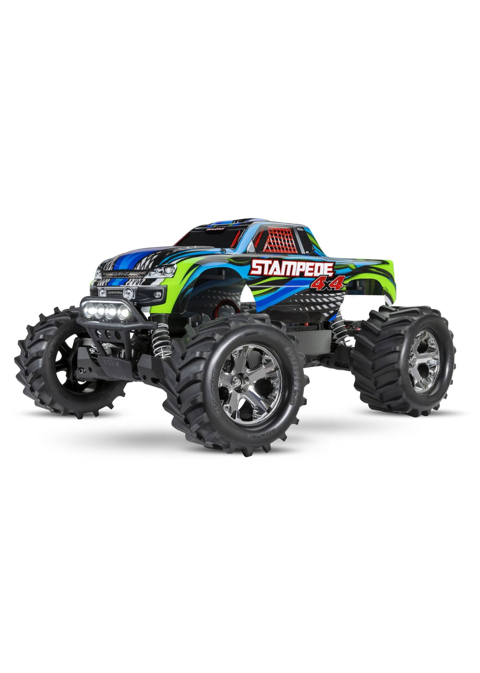 Traxxas 67054-61 Stampede 4x4 RTR with Battery + LED Light 1/10 4WD Blue