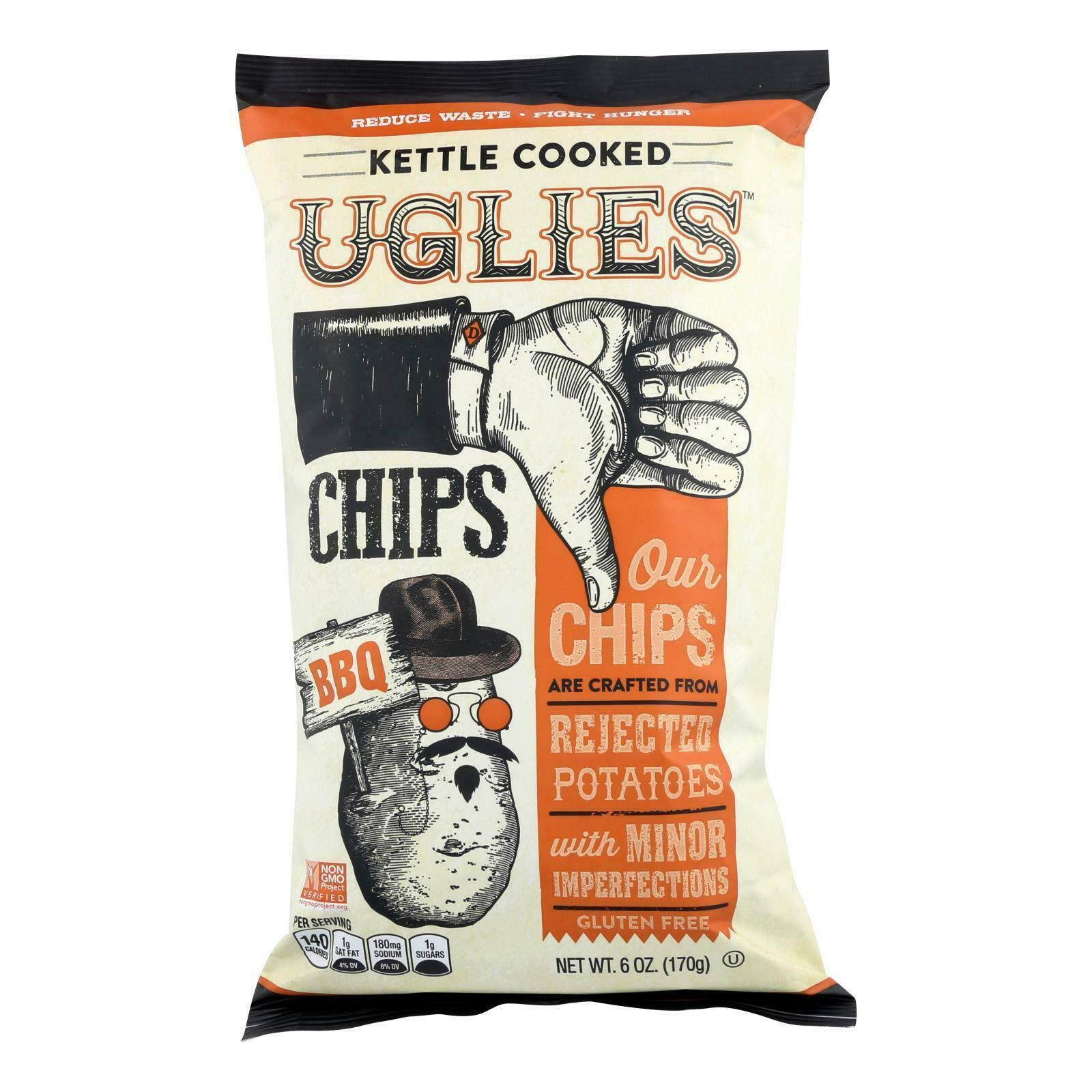 Uglies BBQ Kettle Potato Chips - 6oz