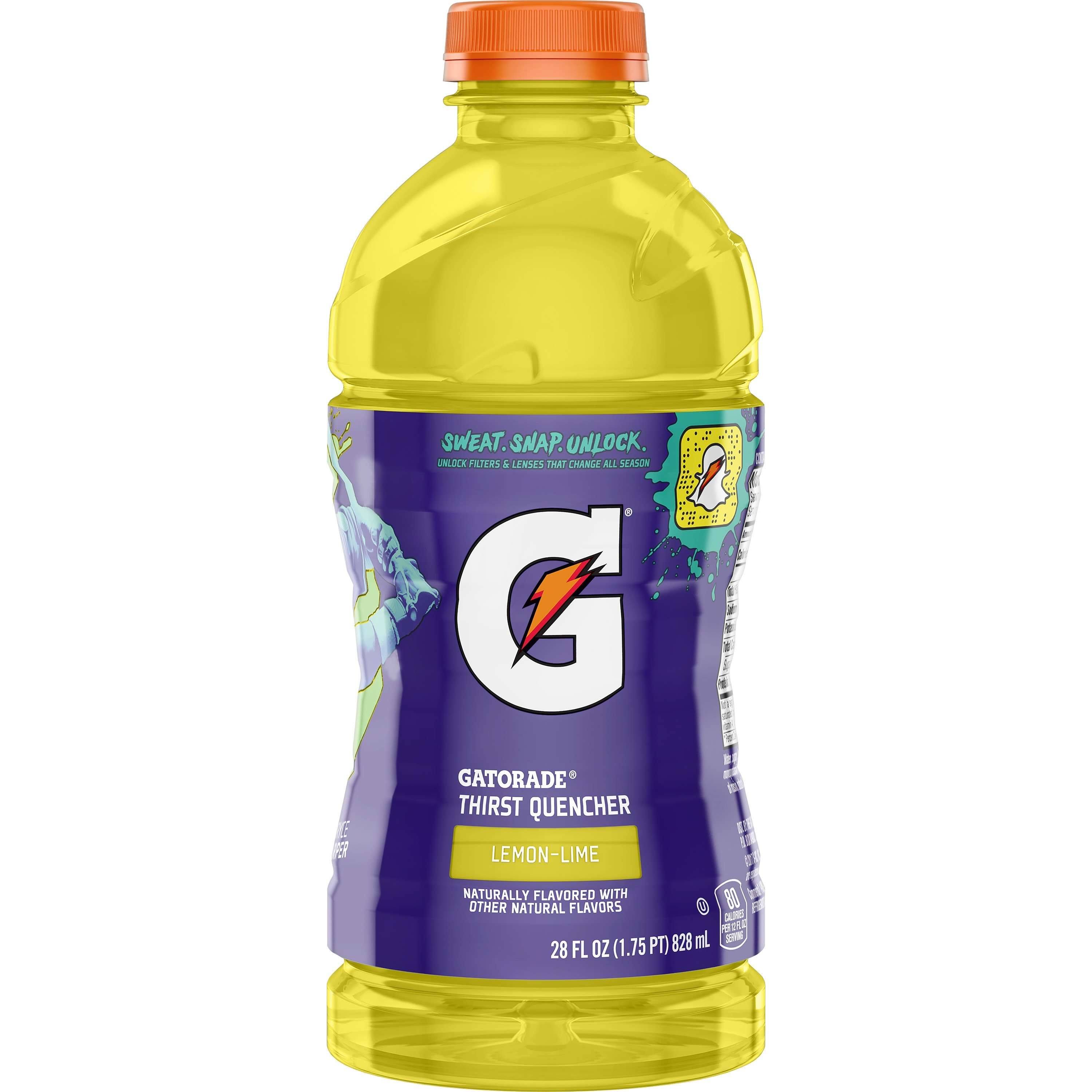 Gatorade Thirst Quencher, Lemon-Lime - 28 fl oz