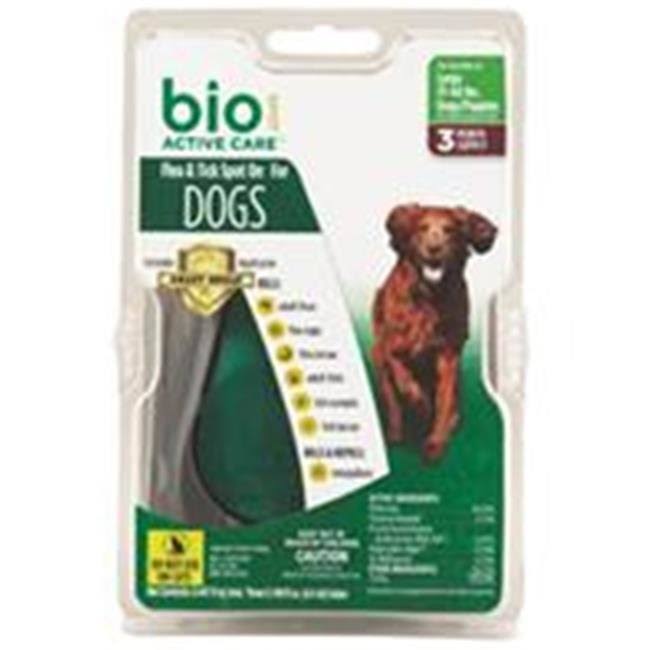 Bio Spot Active Care Flea and Tick Dog Spot On Applicator - Large, 3 Month Supply