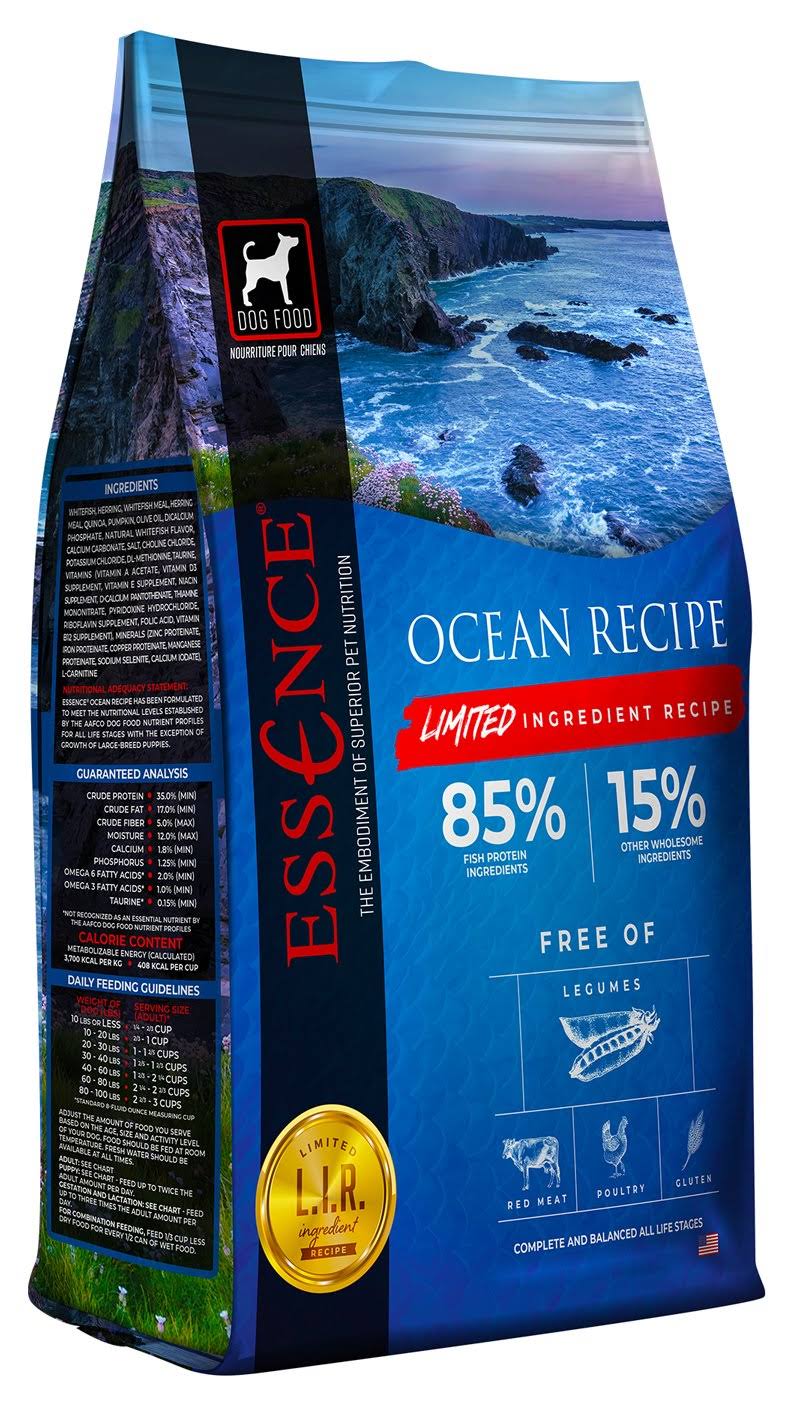 Essence Limited Ingredient Ocean Recipe Dog Dry Food 12.5 lbs
