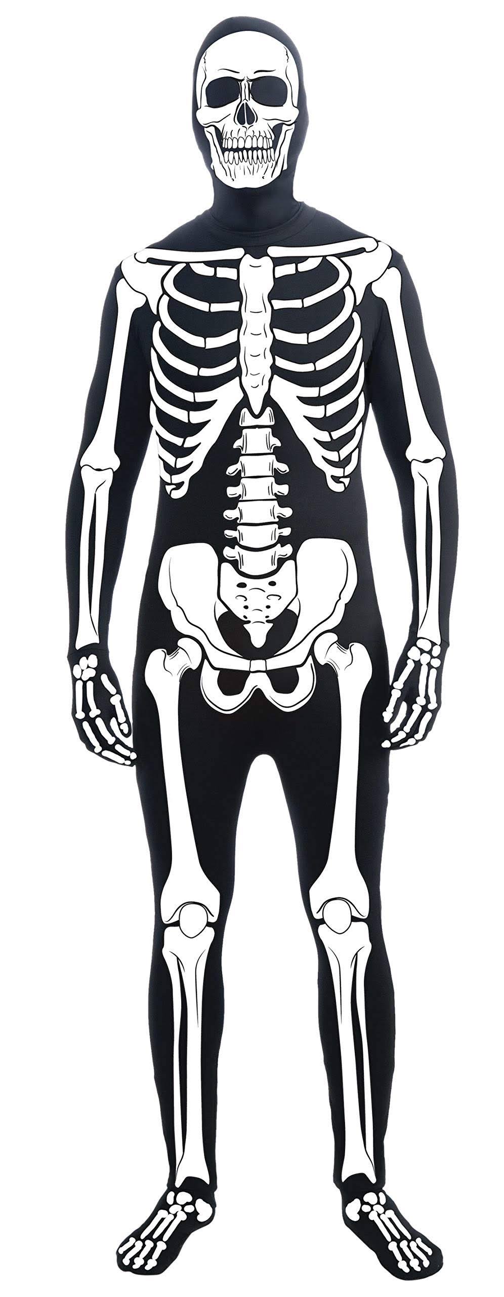 Forum Novelties Men's Skeleton Man Bone Skin Suit Adult Costume