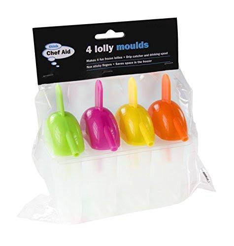 Chef Aid 4-Piece Lolly Mould Set