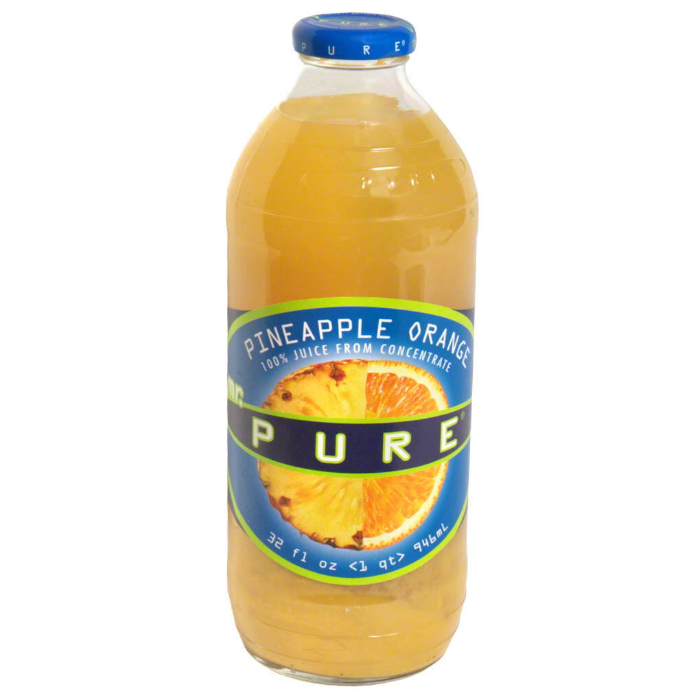 Mr Pure Juice - Pineapple Orange, 32oz