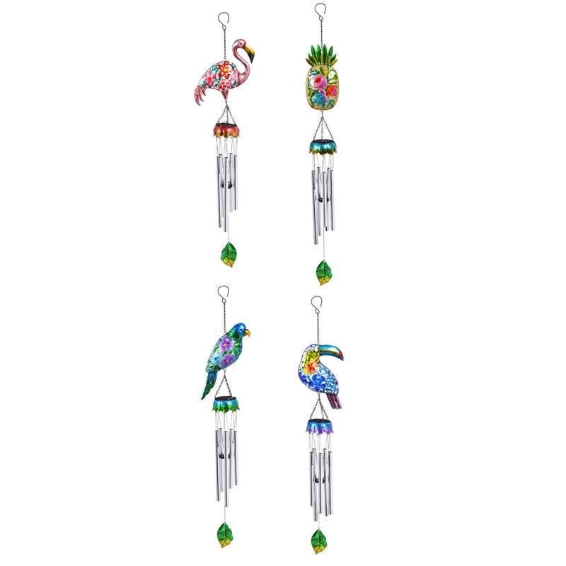 110cm Solar Windchimes, Tropical, 4 Asst | Lawn & Garden | Free Shipping On All Orders | Delivery Guaranteed | Best Price Guarantee