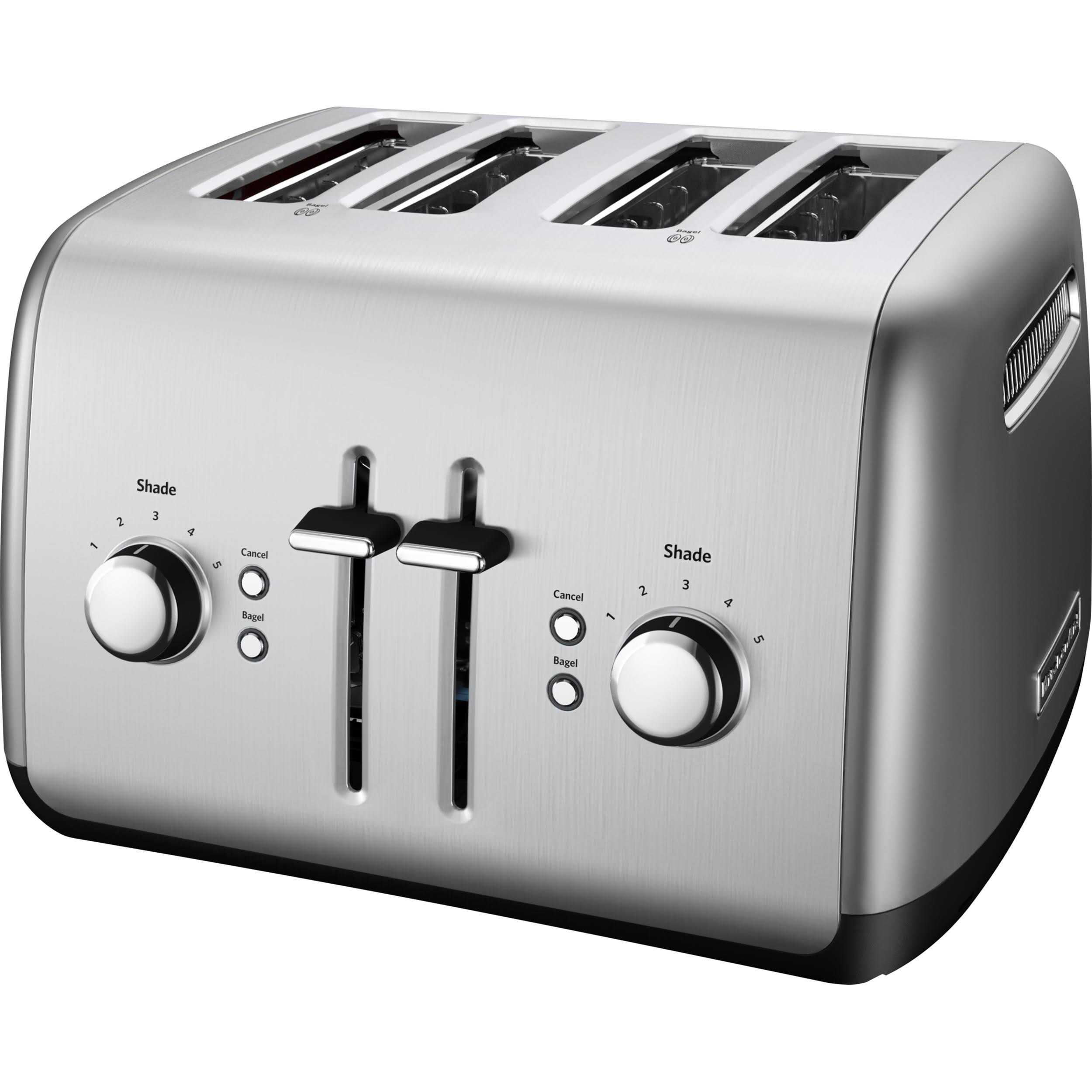 KitchenAid KMT4115CU 4 Slice Toaster - with Manual High Lift Lever, Contour Silver