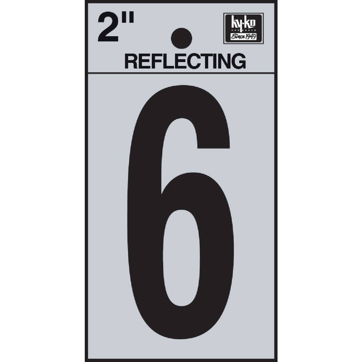 Hy-Ko Products Reflective 6 House Number