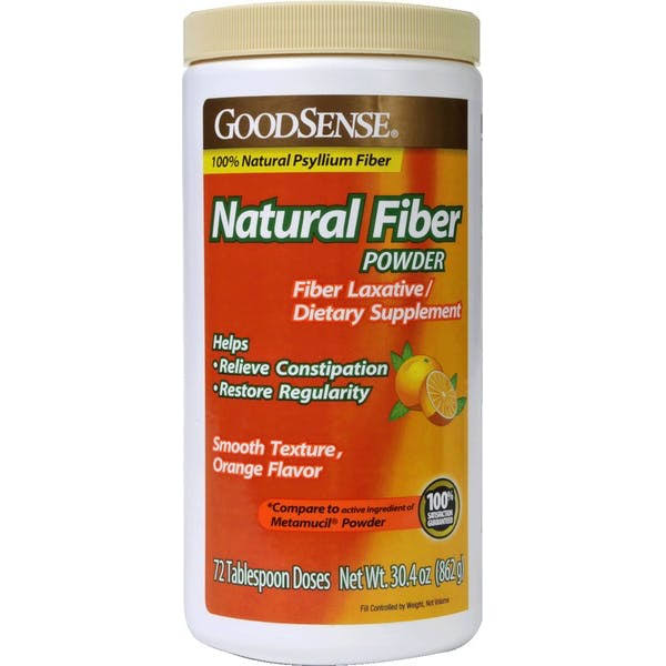 GoodSense Natural Fiber Orange Powder Supplement - 72tbs, 6 Pack