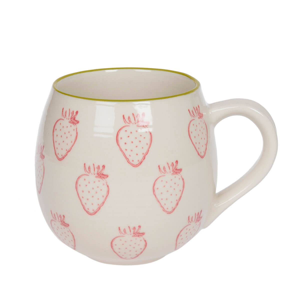 Strawberries Stoneware Mug by Sophie Allport
