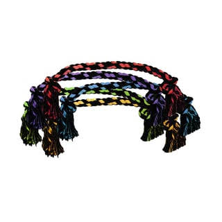 Multipet Nuts For Knots 3 Knot Rope Dog Toy - Assorted Colors, 15"