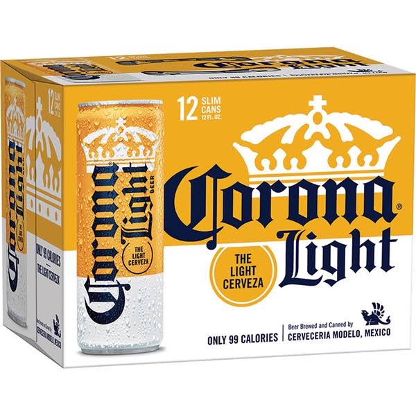 Corona Light Beer Cans - 12 fl oz