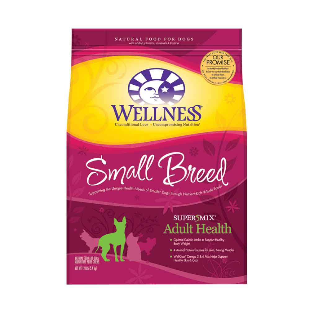 Wellness Complete Health Natural Dry Small Breed Dog Food - Turkey & Oatmeal, 12lb