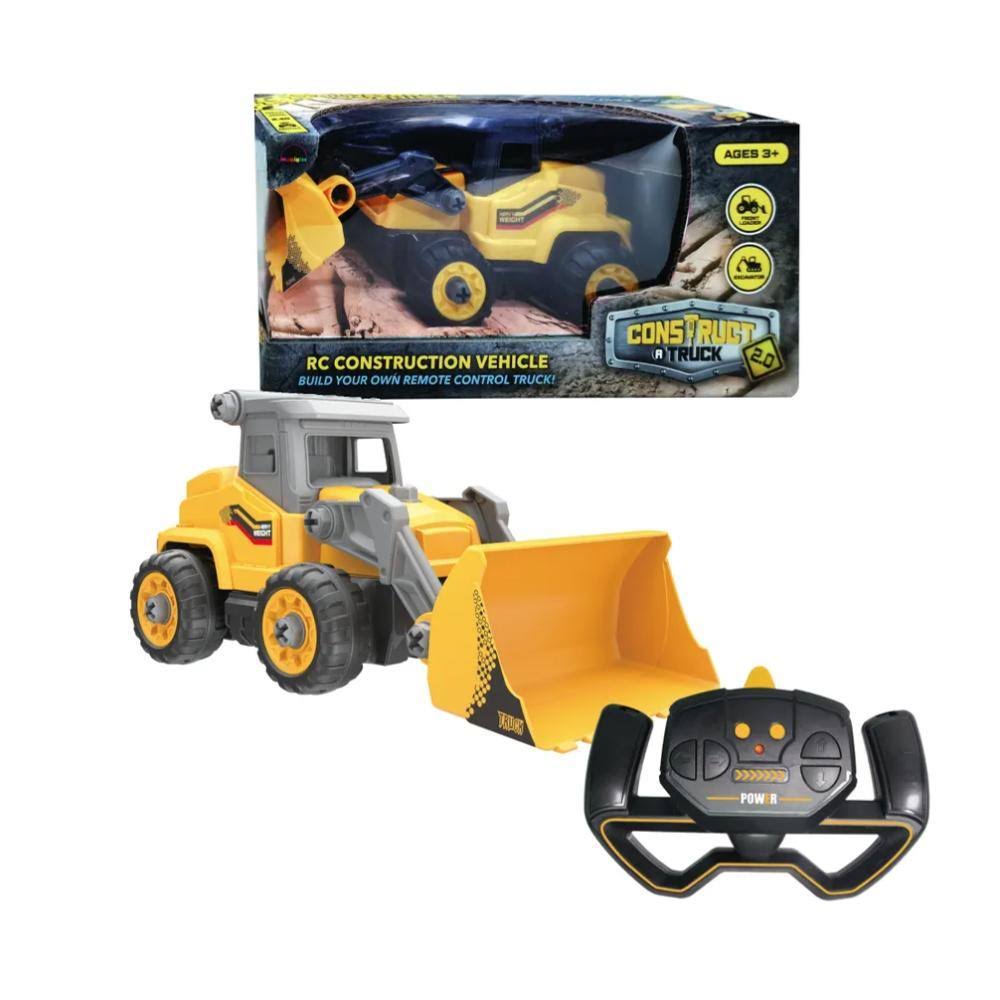 MukikiM Yellow & Gray Front Loader Remote Control Truck One-Size