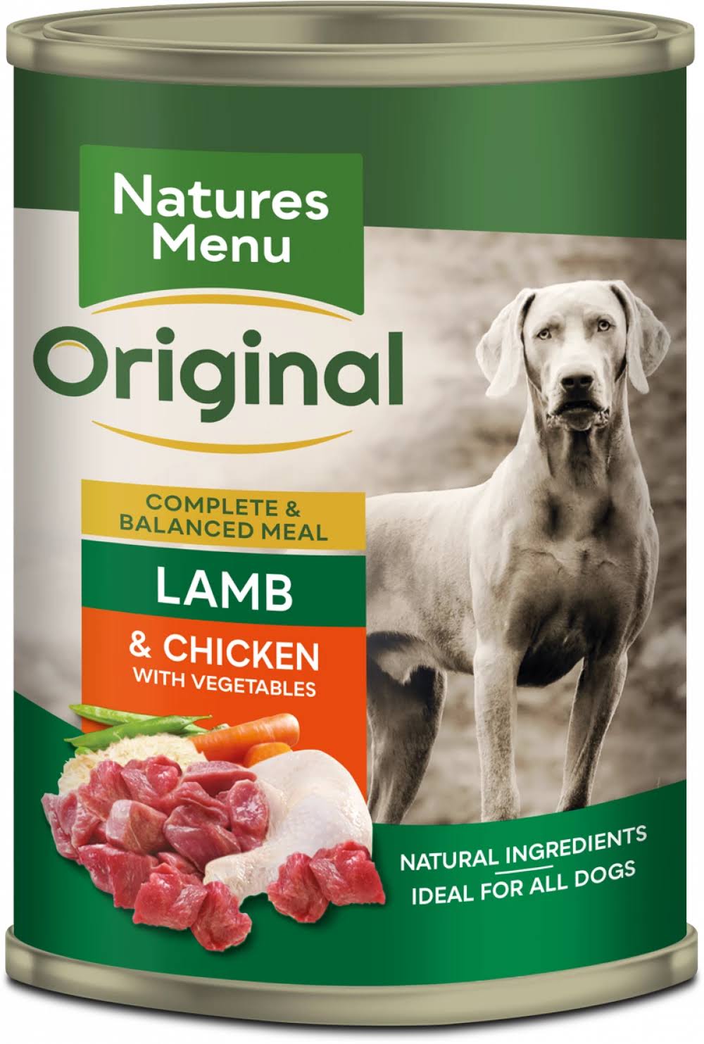 Natures Menu Dog Cans Lamb & Chicken 400 Gr, 12 x 400 GR