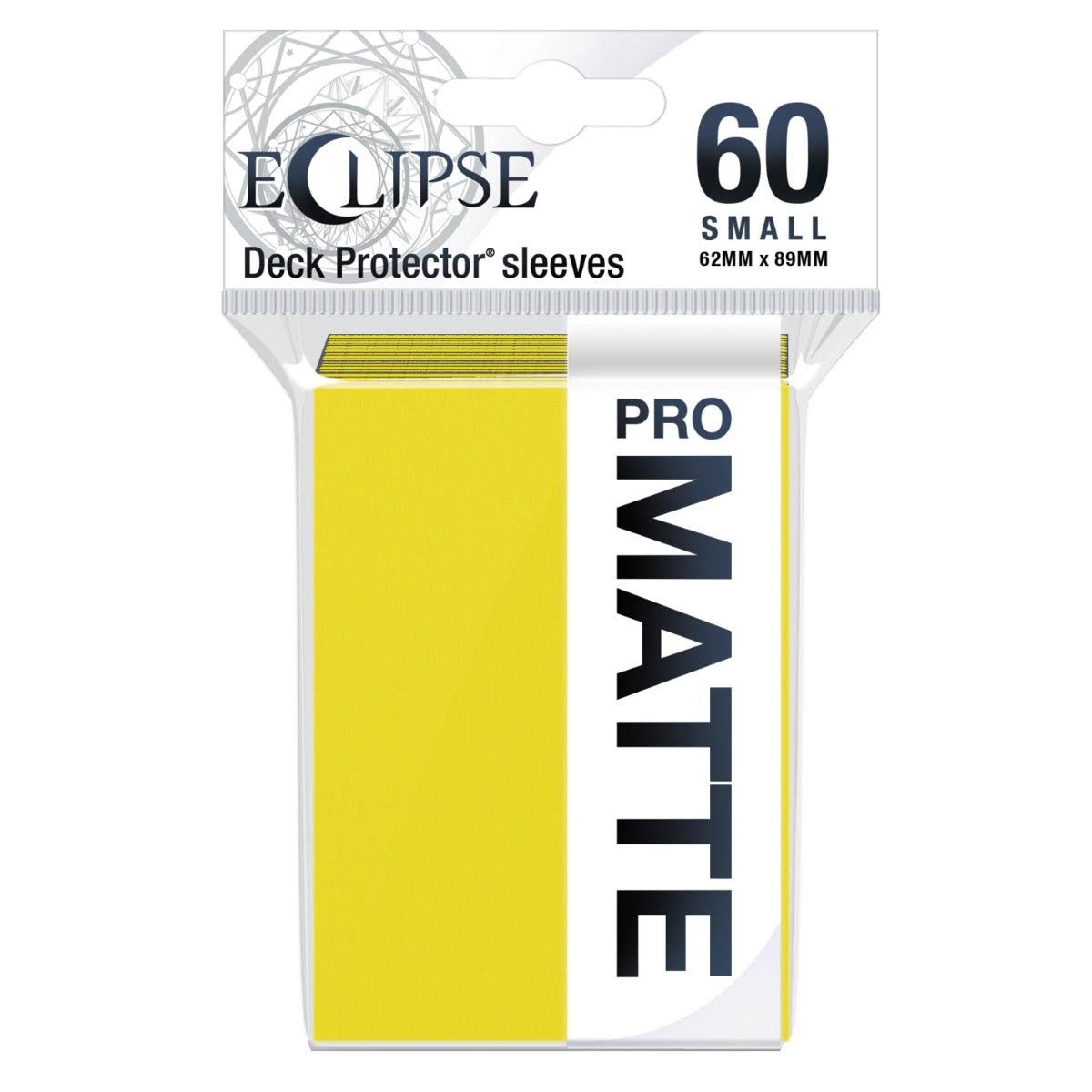 Ultra Pro Eclipse Matte Small Sleeves - Lemon Yellow (60)