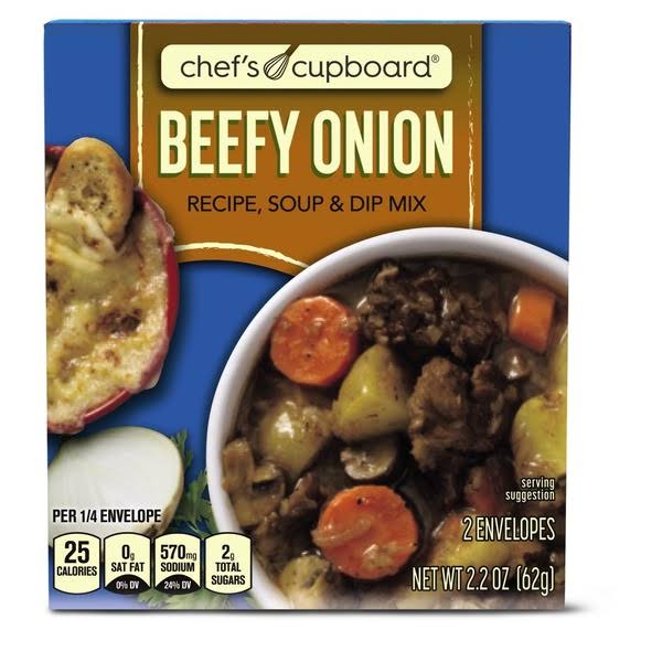Chef's Cupboard Onion Recipe Soup or Dip Mix - 2 oz