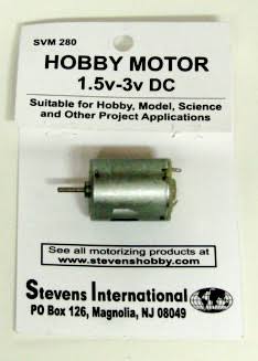 1.5 To 3v Dc Small Electric Motor (round Can) (for More Speed) Stevens Motors