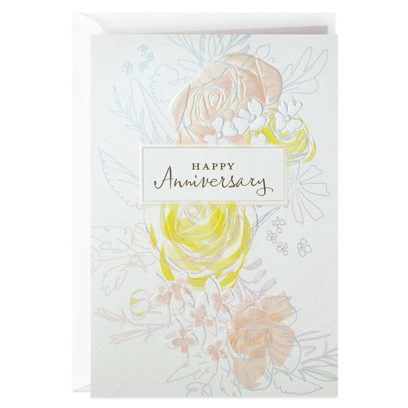 Hallmark Anniversary Card, Loving Moments Anniversary Card